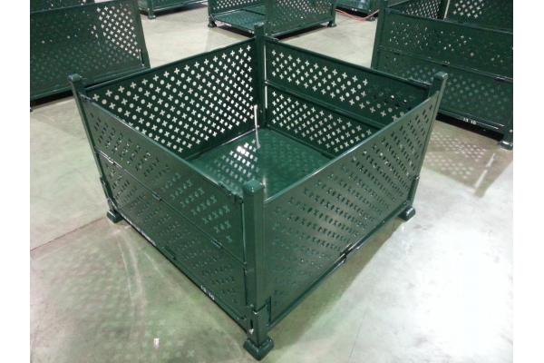 CE RAL Powder Coated 1000KG Folding Wire Mesh Container