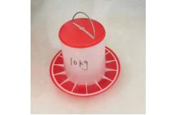 China 10kg Chicken Feeder Automatic Chicken Feeding System Yellow Red supplier