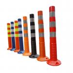 PVC Road Safety Cones Orange Highway Construction Cones Customized for sale