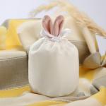 Blank Sublimation Velvet Easter Bunny Bag Candy Pouch Party Gifts for sale