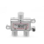 Nickel Plated 5-2400MHZ TV Antenna Splitter With Zinc Die-Cast Housing for sale