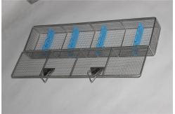 China Endoscope Trays Surgical Instrument Sterilization Containers Stainless Steel Wire Mesh Basket supplier