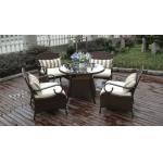 Garden Outdoor Rattan Sofa Set , Luxury Hairy Rattan Furniture for sale
