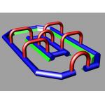 Popular And Fashionable Inflatable Amusement Park With Race Track Playground for sale