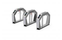China 30W Running Office Building Swing Barrier Turnstiles 100r/Min supplier