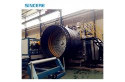 China HDPE / PE Spiral Winding Outfall Pipe Extrusion Machine Line supplier