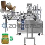 Granule Solid Canned Candy Filling Machine Production Line Bottle Cutting Machine Labeling Machine for sale