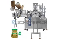 China Double Channel Feeding Machine Cans Tinplate Plastic Can Food Filling Machine supplier