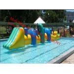 Inflatable Obstacle Course  Park Pool Inflatable water track for swimming pool aqua track for sale