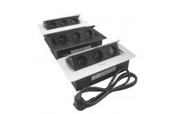 China Multiple Desk Mount Power Outlet Kitchen Pop Up Furniture Socket supplier
