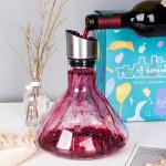 53oz Built - In Wine Aerating Pourer , Wine Bottle Decanter For Chrismas
