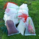 Transparent And Flexible Plastic Insect Netting Bags In Home Supermarket