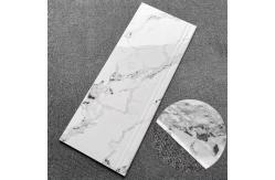 China Customize Luxury Porcelain Marble Stair Ceramic Tiles Full Body Glazed Non Slip supplier