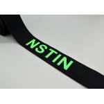 40mm Black Renewable Printed Elastic Band Glossy Logo For Clothing for sale
