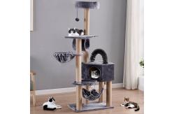 China Custom Sisal Large Cat Scratch House Eco Cat House With Scratcher supplier