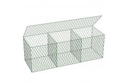 China Gabion Basket 4x1x1 80mm Iron Wire Mesh For Cages supplier
