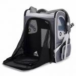 Collapsible Portable Cat Backpack Two Entry Ways Nylon Dog Carrier Backpack OEM