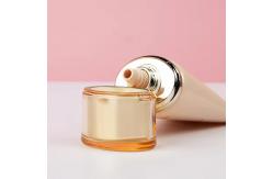 China Oval Applicator Tubes Recyclable Flat Cosmetic Tubes Customized For Sunscreen Cream supplier