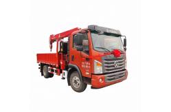 China DAYUN Telescopic Boom Crane Truck Mounted 4 Tons Folding Crane supplier