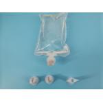 Double Foldable Single Valve Break off Infusion Cap for Lvp PP Infusion Bottle 30mm Euro Cap with Two Head for sale