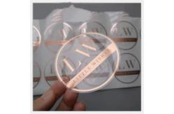 China Material Structure PVC Adhesive Seal Sticker Label for All Industries supplier