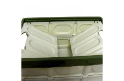 China Beige Camping Collapsible Plastic Tote 10kg Plastic Car Boot Organiser supplier