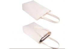 China Heavy Duty Shopping Canvas Grocery Bags Monogram Tote Reusable Washable supplier