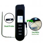 Folding Instant Read Digital Thermometer With Backlit Large LCD Screen for sale