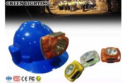 China IP68  5.2Ah Rechargeable Led Headlamp With OLED Digital Display , 2W Power supplier