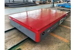 China Heavy Load 10 Tons Battery Powered Rail Transfer Trolley With Remote Control supplier