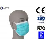 Cool Disposable Medical Mask PP Non Woven Fabric Material Fliud Resistant for sale