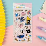OEM Three Dimensional Stickers Transparent PVC Sticker For Hand Account Materials for sale