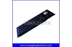 China 63 Cherry Key Industrial Metal Keyboard Electroplated Black With Trackball supplier