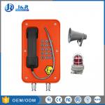 Industrial Explosion Proof Telephone With Orange Rugged Full Keypad 6KG for sale