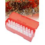 Red Plastic Queen Bee Cage For Queen Bee Rearing System Beekeeping Queen Cage for sale