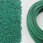 Cold Resistant Green PVC Compound Granules Resin UL Standard For Outdoor Wire Pipe for sale