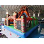 Inflatble Exotic Bouncy House With Internal Slide Combo Jumping Castle