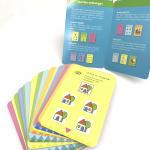 300gsm Coated Paper Kids Education Playing Cards Recyclable Matt Finished for sale