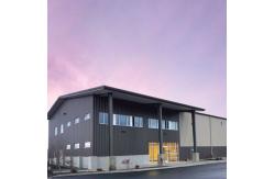 China Modern Steel Structure Gymnasium Warehouse Building With Insulation And Gutter supplier