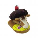 Yellow Dairy Cow Soft Plush Stuffed Animal Modeling Plush Flip Flop for sale