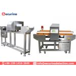 Auto Industrial Metal Detector Conveyor Sound / Light Alarm Food Processing Inspection