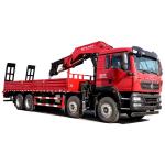 Large Construction Crane Mounted Truck 25ton Truck Mounted Crane with Grab Bucket for sale