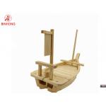 Sustainable Bamboo 70cm Sushi Boat Tray With Flagpole