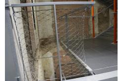 China Customized Safety Netting With Ss 316 Ferrule Cable Mesh 2.0 Mm Wire supplier