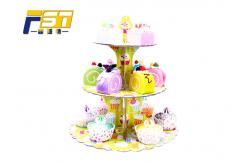 China Superb Appearance Cardboard Wedding Cake Stand With High Load - Bearing Capacity supplier