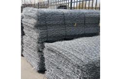 China Galvanized 2mx1mx0.5m Stacking Gabion Baskets Hexagonal Iron Wire Mesh supplier