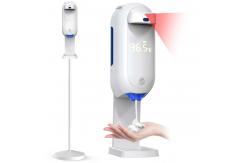 China Intelligent 1.1L Automatic Soap Dispensers With Forehead Thermometer supplier