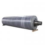 Paper Machine Press Roll Rubber Coated Grooved Conveyor Rollers 2000m/Min for sale
