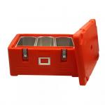 Stainless Steel GN Insulated Food Pan Carrier Rotomold Plastic PE Thermal Box 30L for sale
