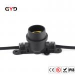 Rubber Nylon E27 Lamp Holder Lighting  Black Plastic Lamp Base Power Socket